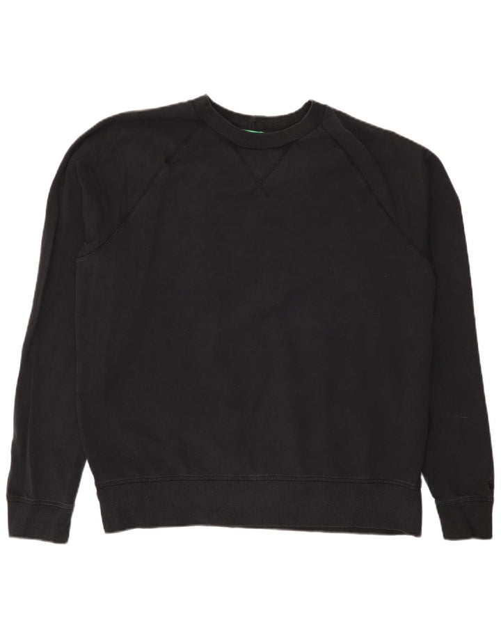 Męska bluza Benetton XL, czarna, bawełniana