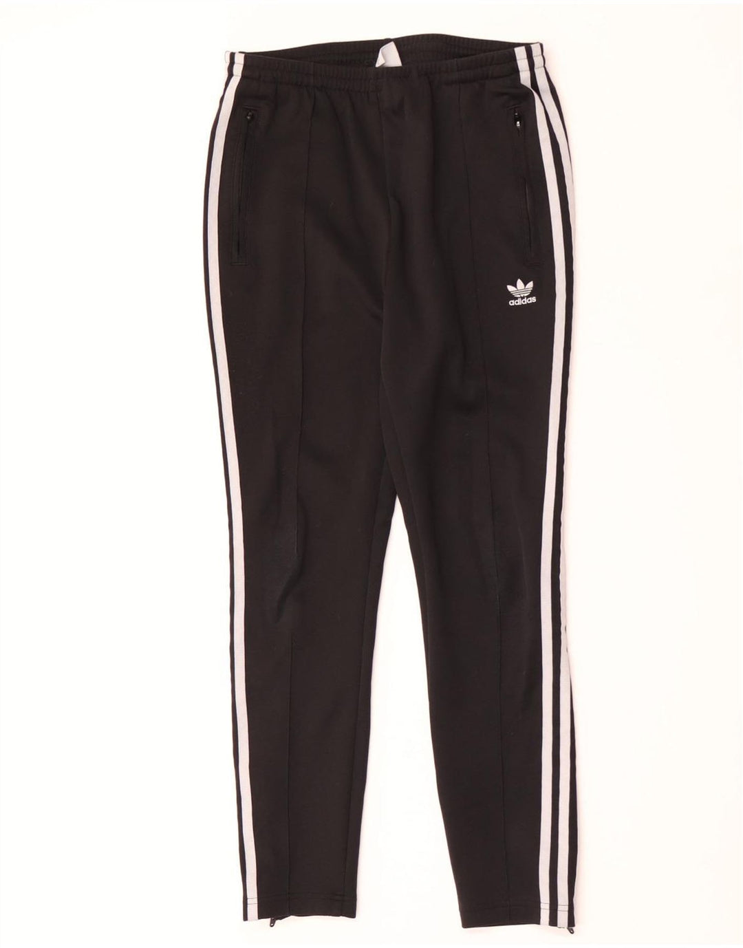 Męskie spodnie dresowe Adidas, małe, czarne, poliestrowe