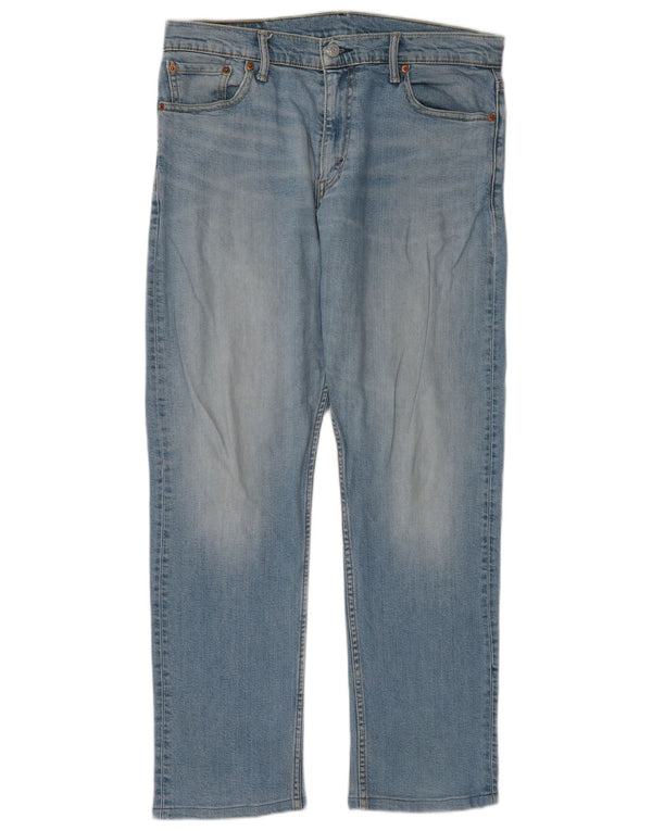 Męskie jeansy Levi's 504 Straight W33 L32 Niebieskie bawełniane