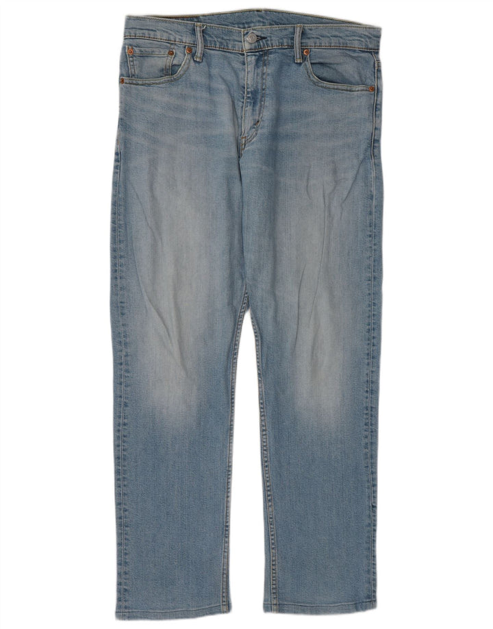 Męskie jeansy Levi's 504 Straight W33 L32 Niebieskie bawełniane