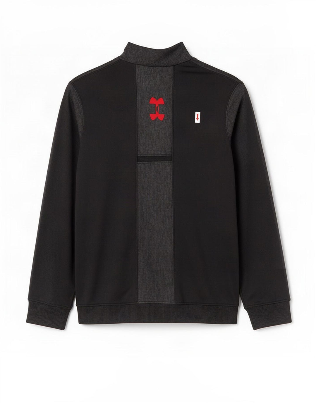 Męski sweter Under Armour Cold Gear, mały, czarny, z blokami kolorów