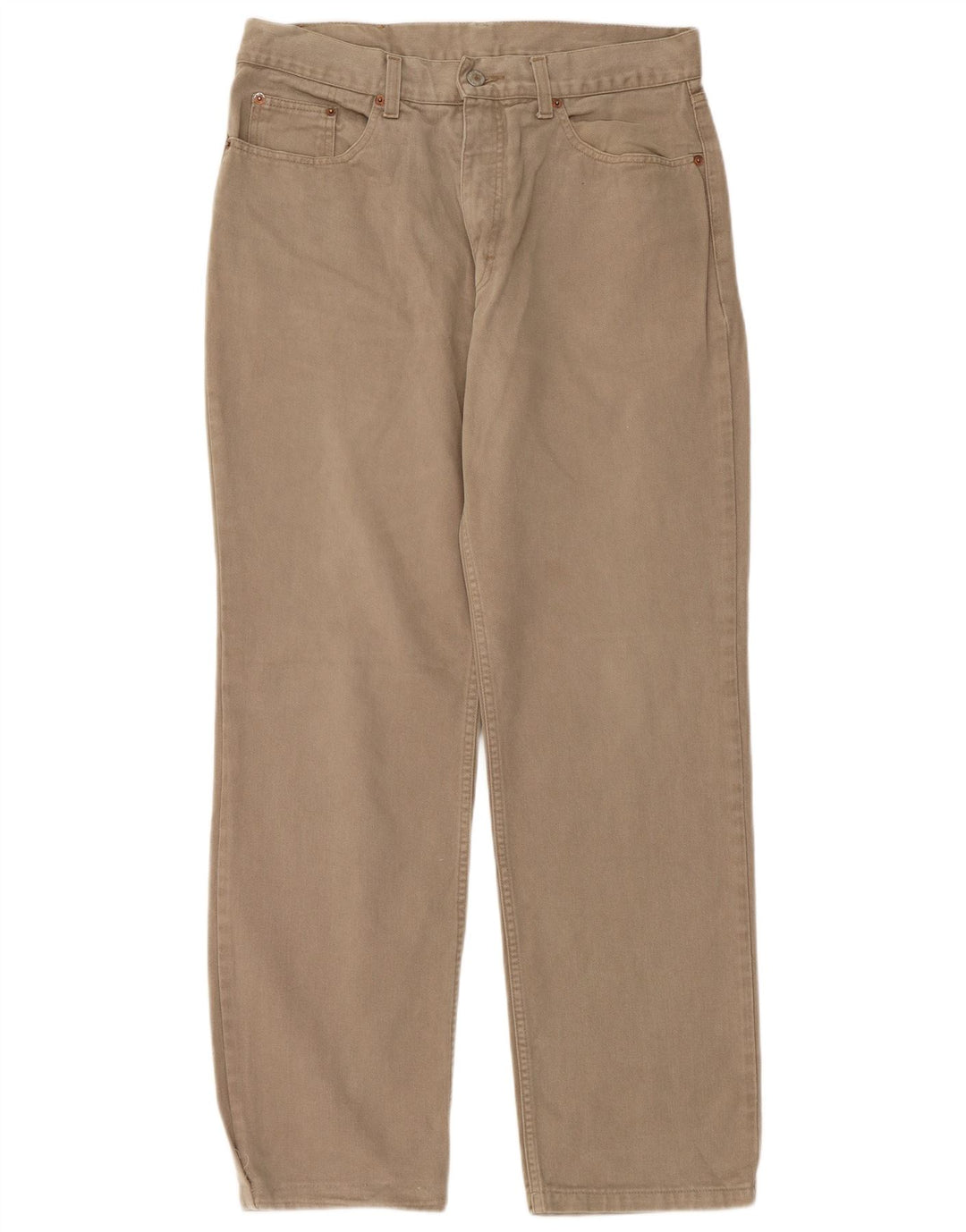 FILA Męskie proste dżinsy IT 50 Large W32 L30 Beżowa bawełna