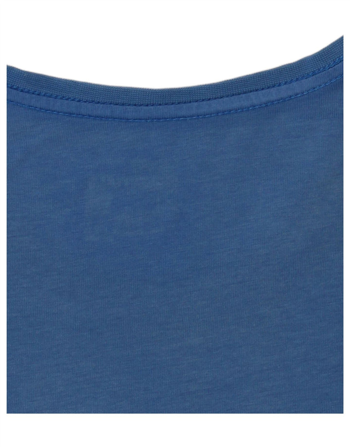 Adidas Męski T-shirt Climalite Graphic Top XL Niebieski