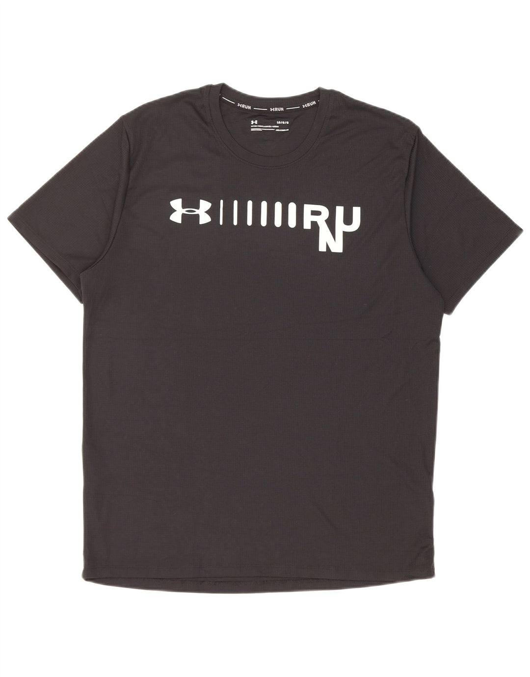 Męski dopasowany T-shirt Under Armour z grafiką, duży, czarny poliester