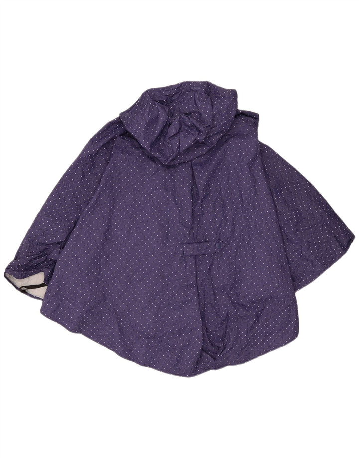 Damska kurtka przeciwdeszczowa The North Face z kapturem i poncho, jeden rozmiar, granatowa w cętki