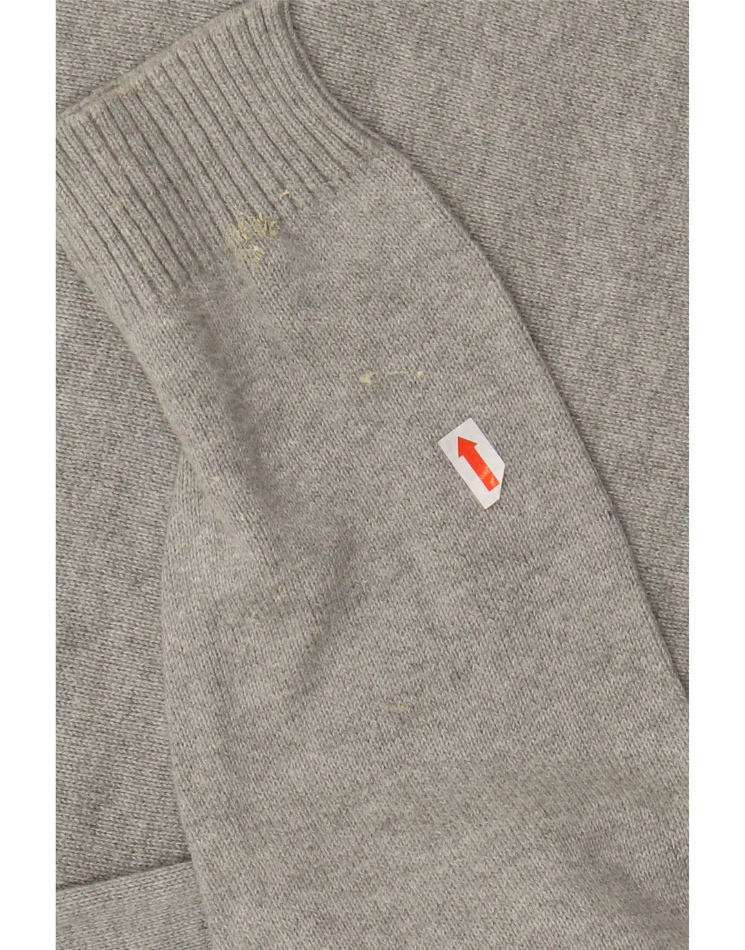 JACK & JONES Męski sweter z okrągłym dekoltem, średnioszary, bawełniany