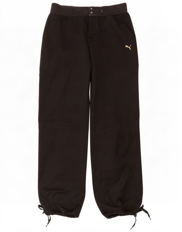 Damskie spodnie Puma o luźnym kroju UK 12 Medium W32 L30 Czarne