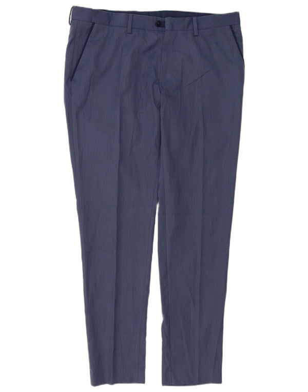 Męskie spodnie chino Zara EU 44 Large W34 L31 Niebieski poliester