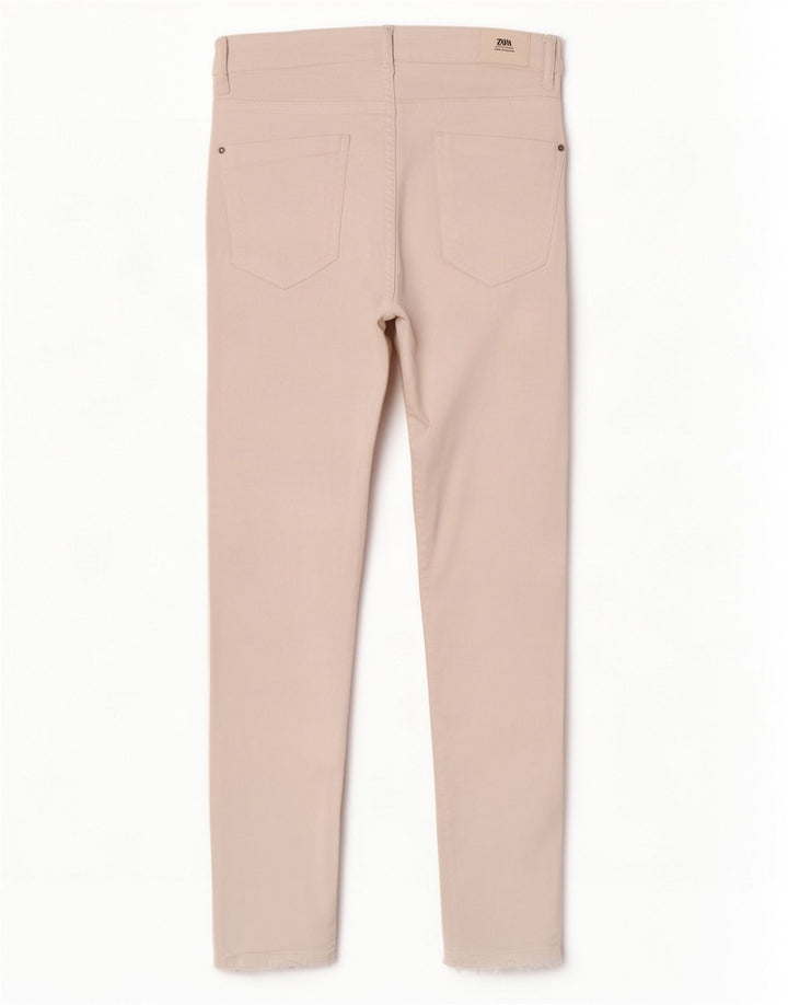 Damskie jeansy skinny Zara EU 38 Small W28 L27 Białe