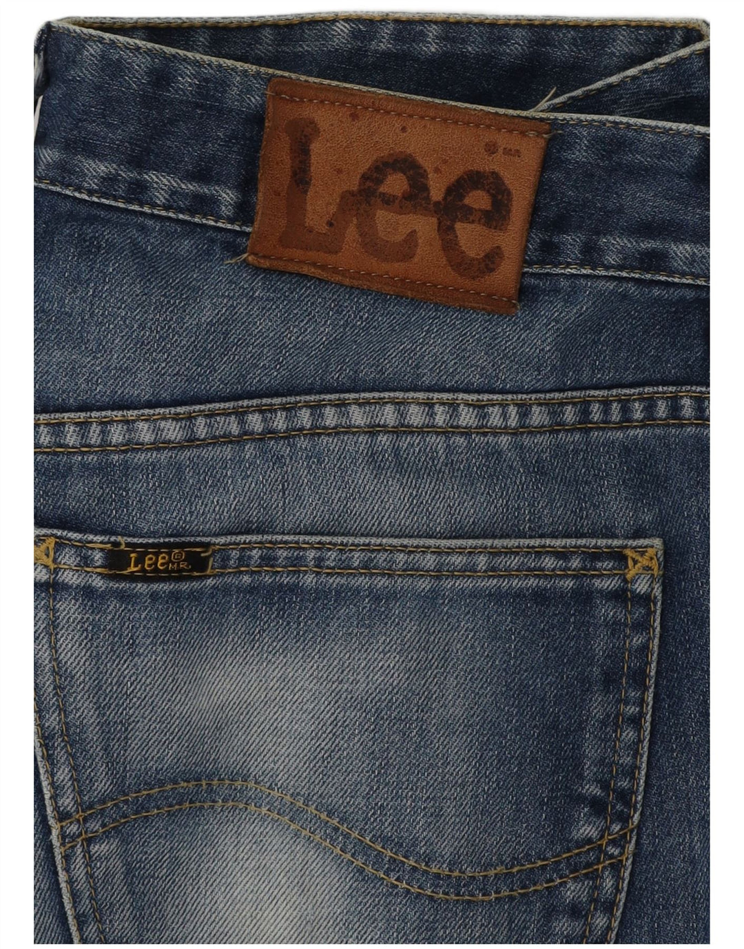 Damskie jeansy Lee Flared W32 L29 Niebieskie bawełniane