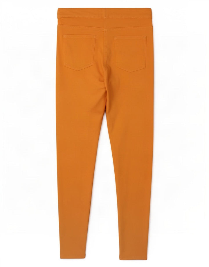 Marks & Spencer Damskie jeansy Jegging UK 12 Medium W30 L27 Pomarańczowa bawełna