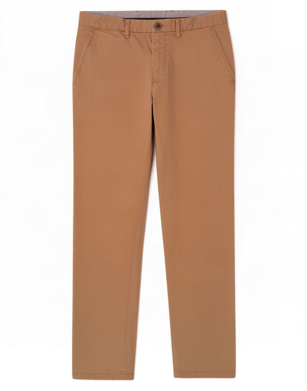 Męskie proste spodnie chino Tommy Hilfiger W32 L32 beżowa bawełna