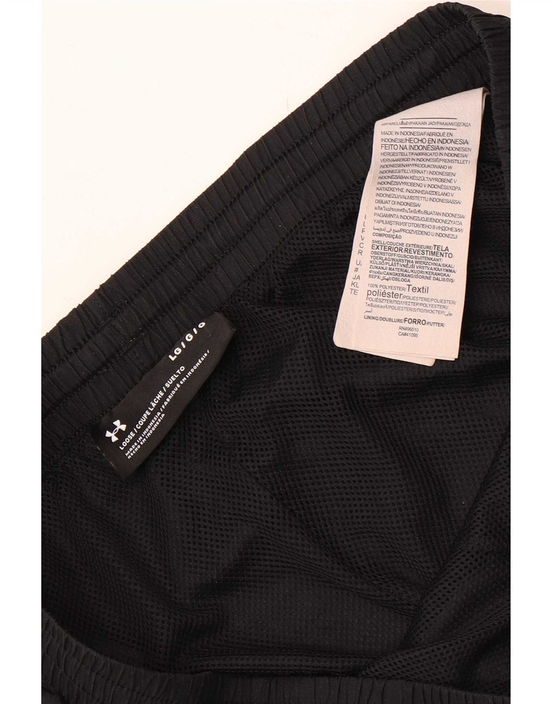 Męskie spodnie dresowe Under Armour, duże, czarne, poliestrowe