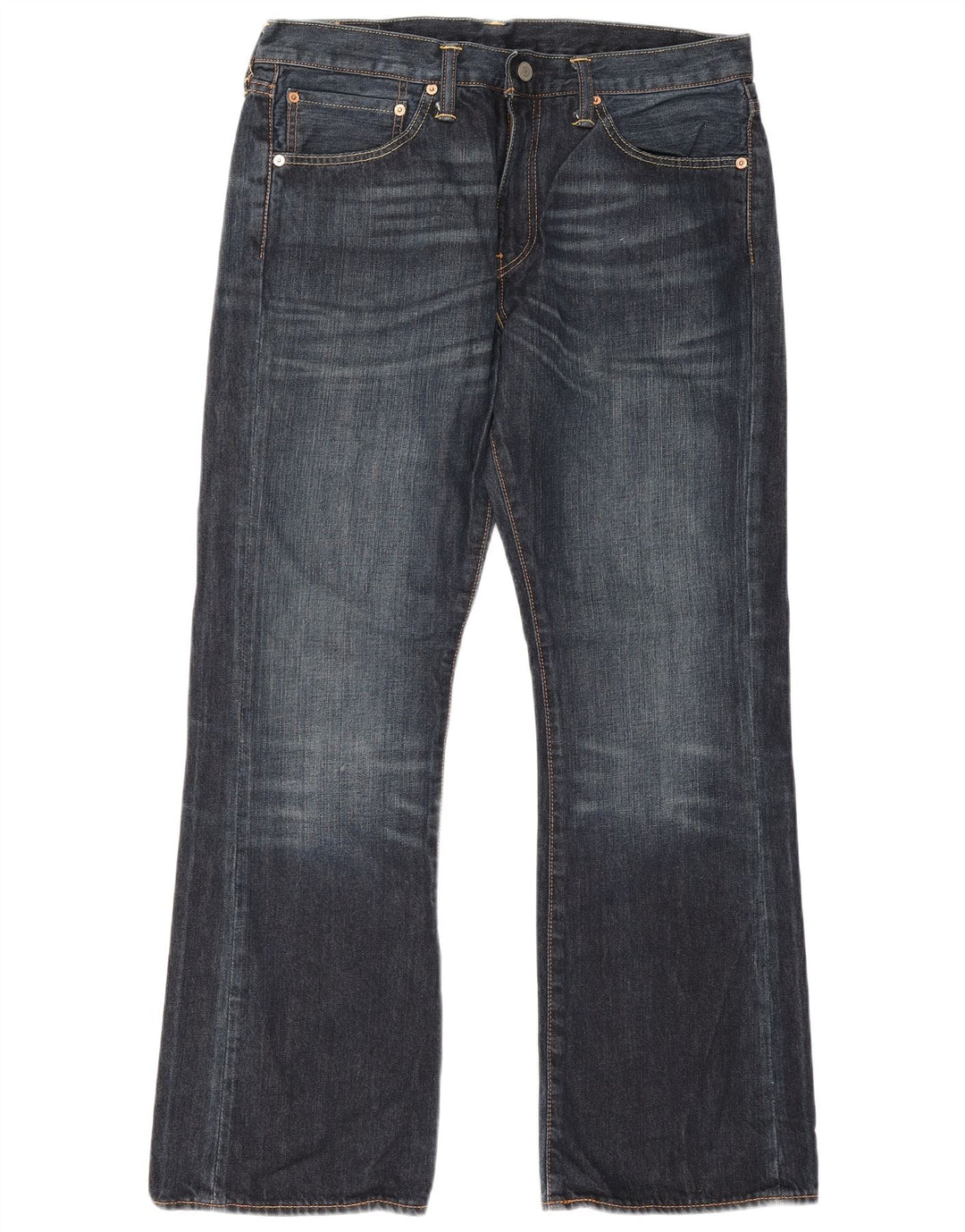 Męskie jeansy Levi's 527 Bootcut W34 L30 Granatowa bawełna