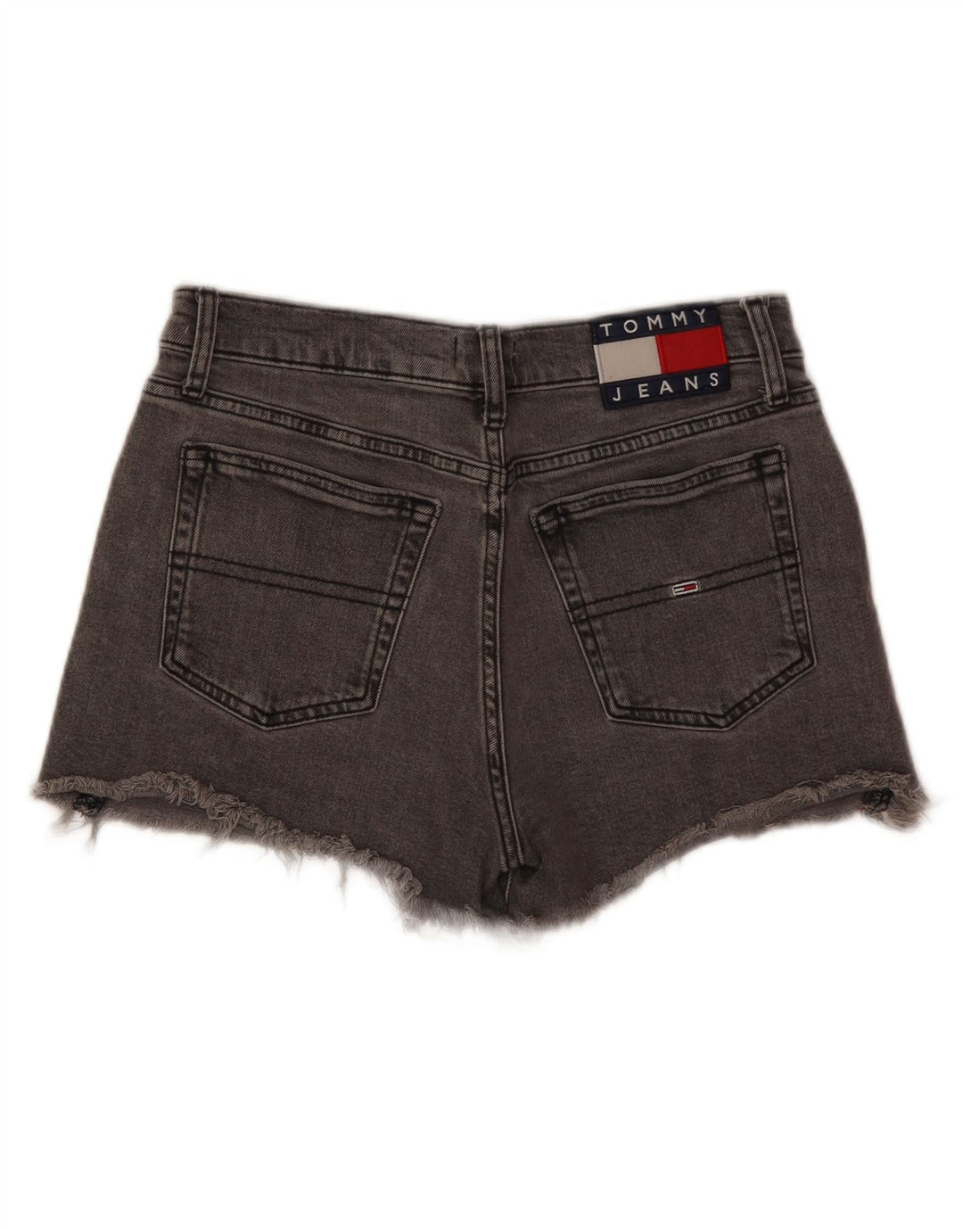 Damskie spodenki jeansowe Tommy Hilfiger W27 Small, szare, bawełniane