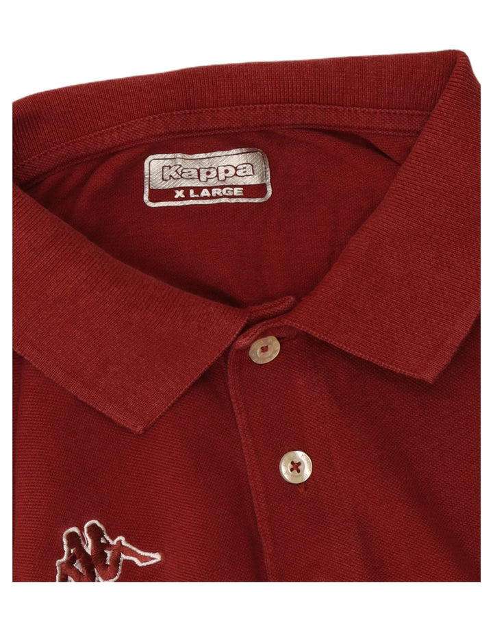 Męska koszulka polo Kappa XL, bordowa