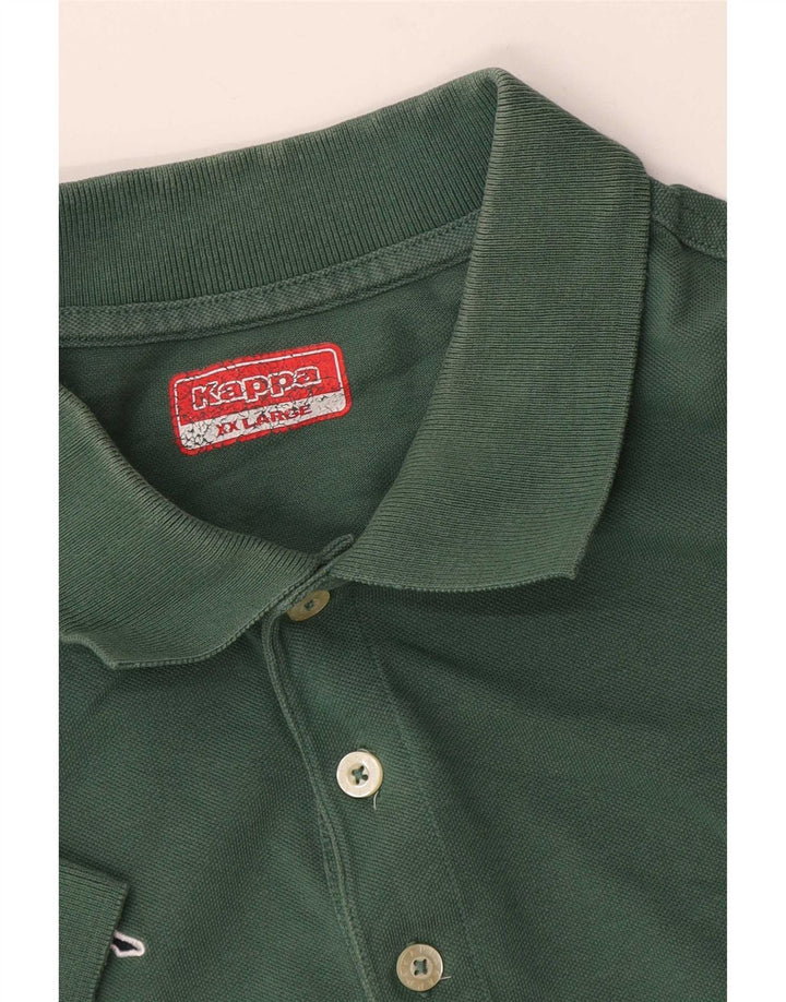 Kappa Męska koszulka polo 2XL zielona
