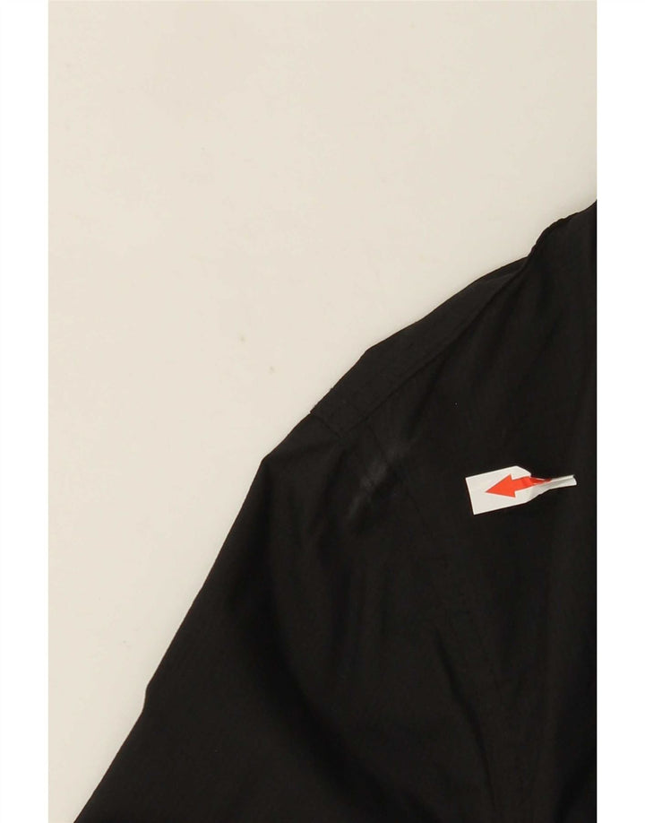 Damska kurtka przeciwdeszczowa Superdry UK 10, mała, czarna, nylonowa