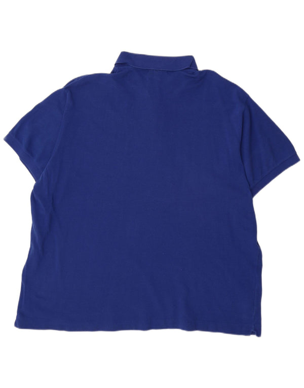 Męska koszulka polo LACOSTE o klasycznym kroju, rozmiar 8 3XL, niebieska, bawełniana