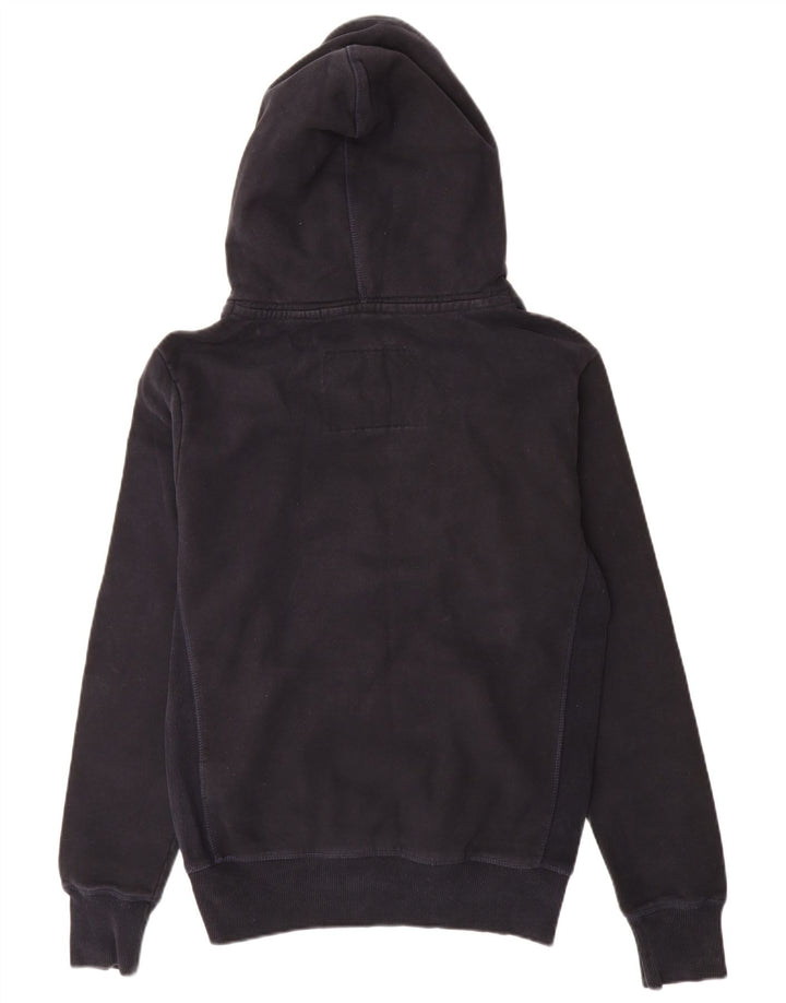 Męski sweter z kapturem Superdry, średni granatowy, bawełniany