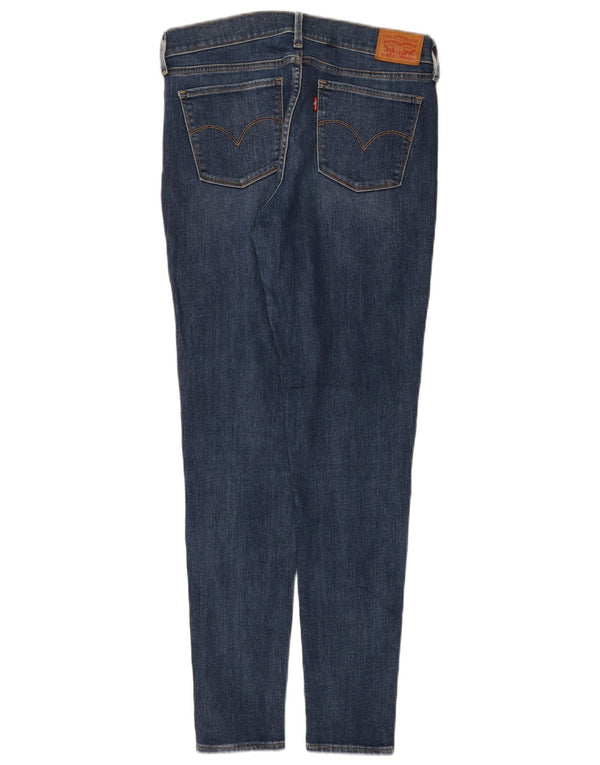 Damskie jeansy Levi's 710 Super Skinny W30 L30 Niebieska bawełna