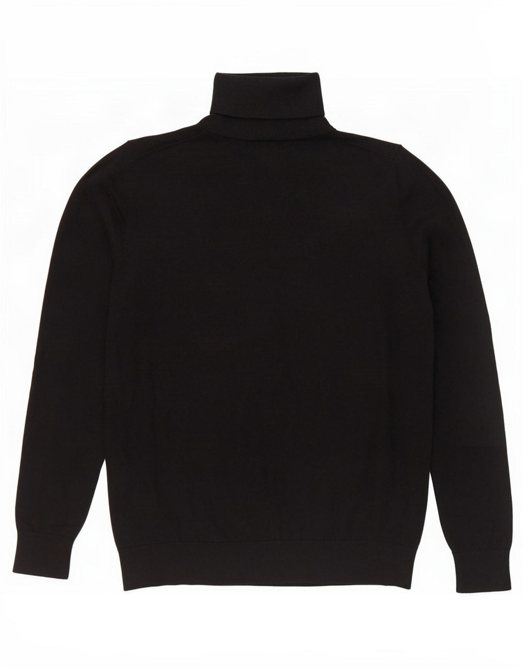 Sweter damski Massimo Dutti z wywijanym dekoltem UK 14, duży, czarny jedwab