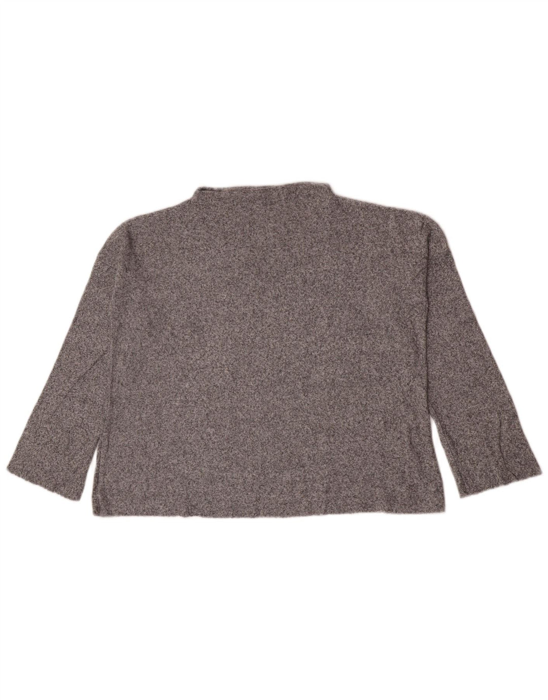 Damski top oversize z długim rękawem Zara UK 10, mały, szary nakrapiany