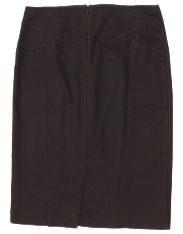 Damska spódnica ołówkowa Oasis UK 12 Medium W30 Czarna bawełna