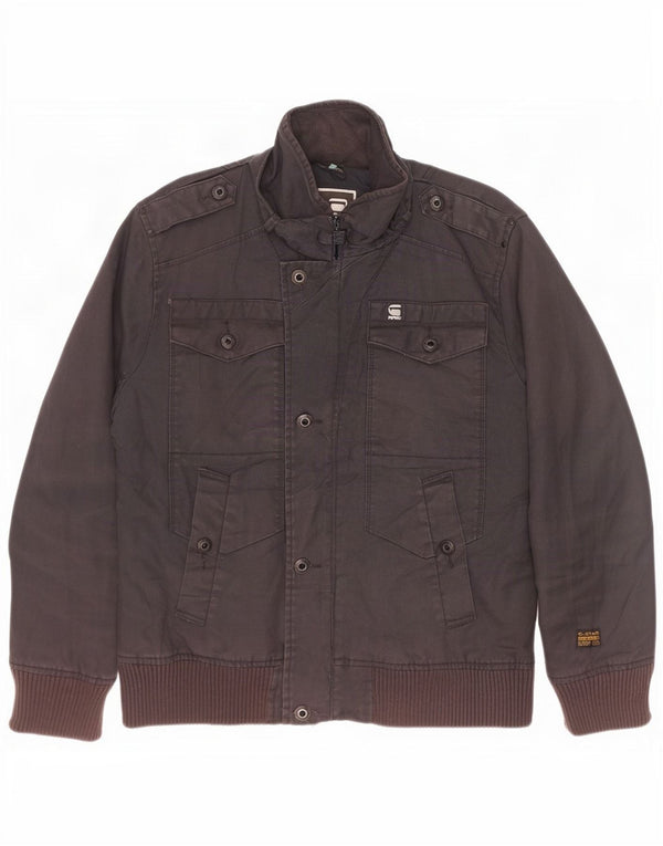 Męska kurtka wojskowa G-Star Raw UK 42 XL, czarna bawełna