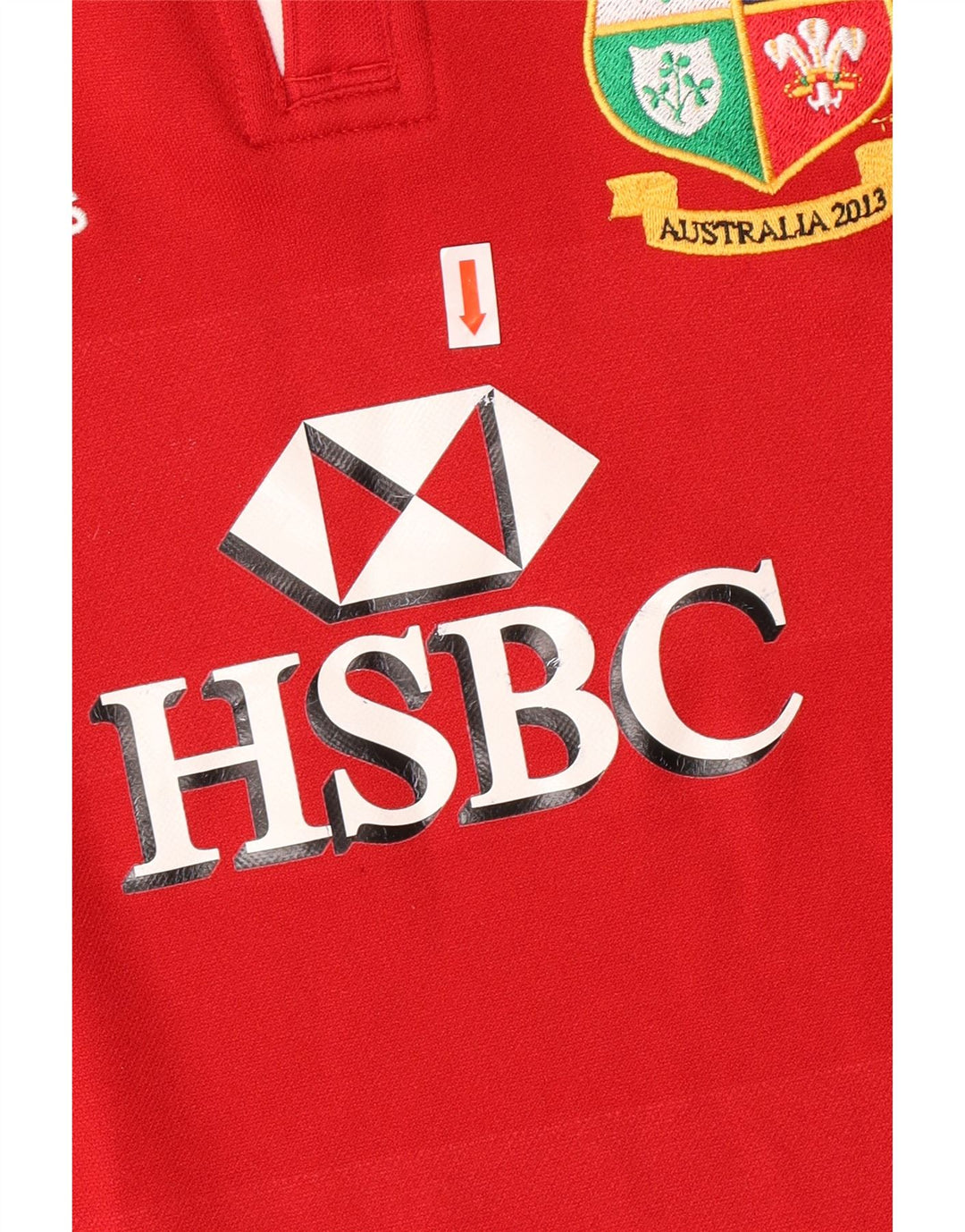 Chłopięca koszulka polo ADIDAS Australia 2013 z grafiką, 9-10 lat, czerwona, poliester