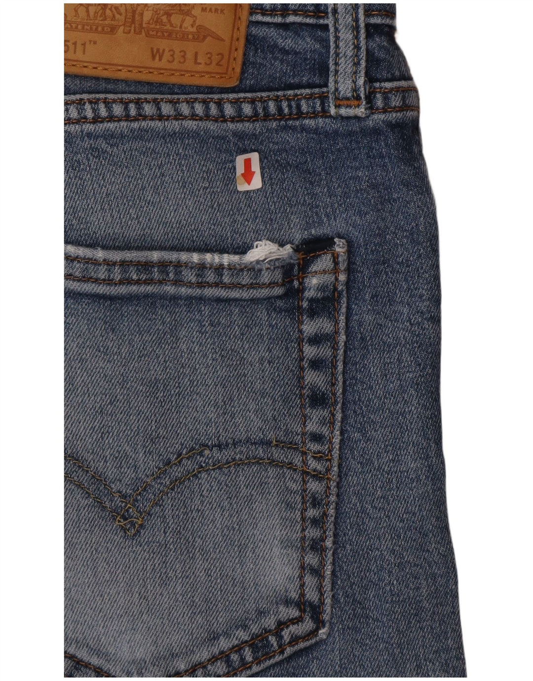 Męskie jeansy Levi's 511 Slim W33 L32 Niebieskie