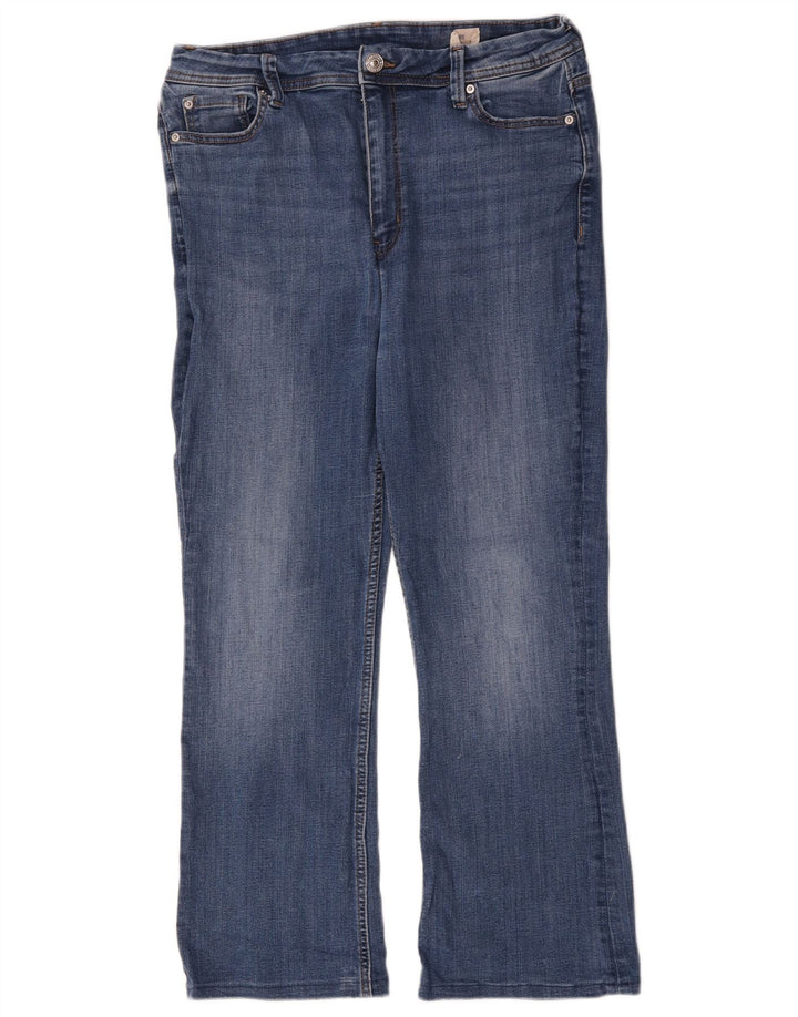 Marks & Spencer Damskie jeansy Bootcut W32 L26 Niebieskie, bawełniane