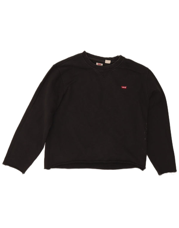 Damski sweter oversize Levi's UK 14, średni czarny