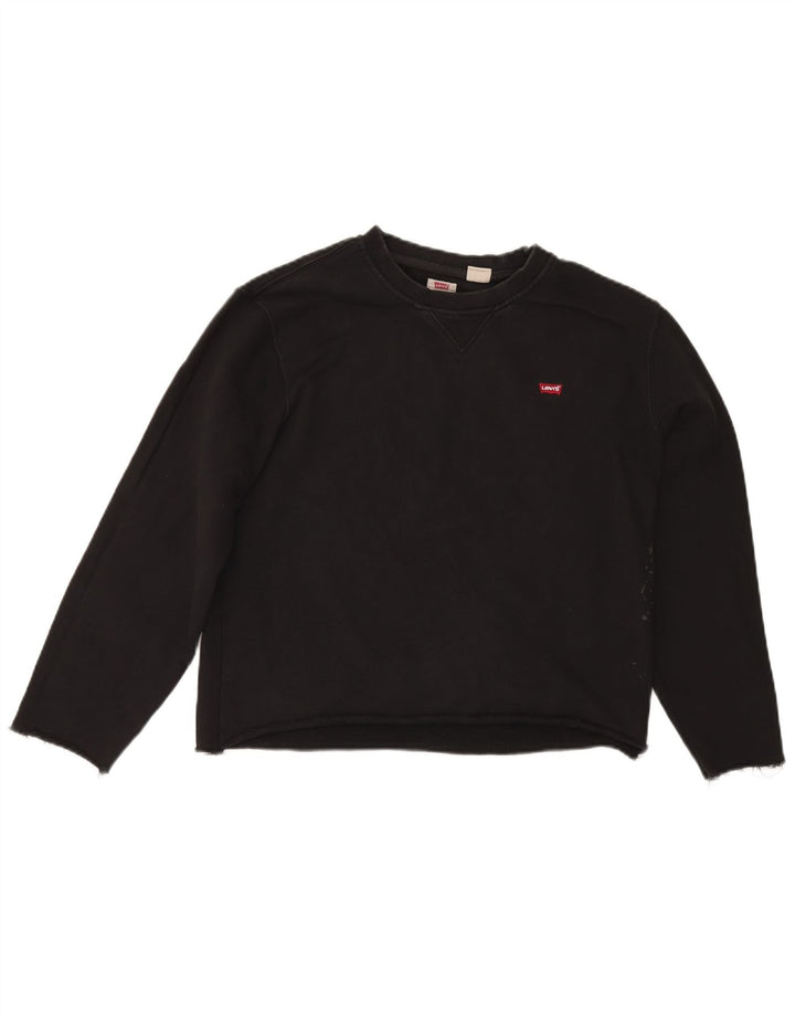 Damski sweter oversize Levi's UK 14, średni czarny