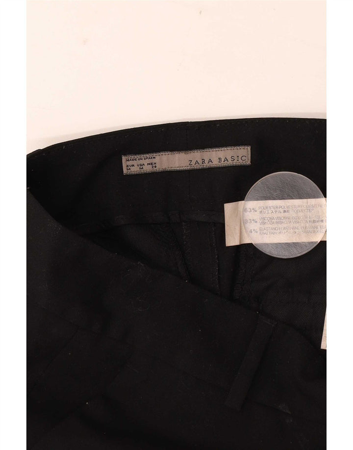 Damskie spodenki chino Zara, średnie W28, czarny poliester