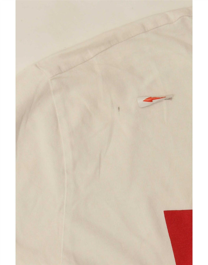 Męski T-shirt z grafiką Levi's, duży, biały, bawełniany