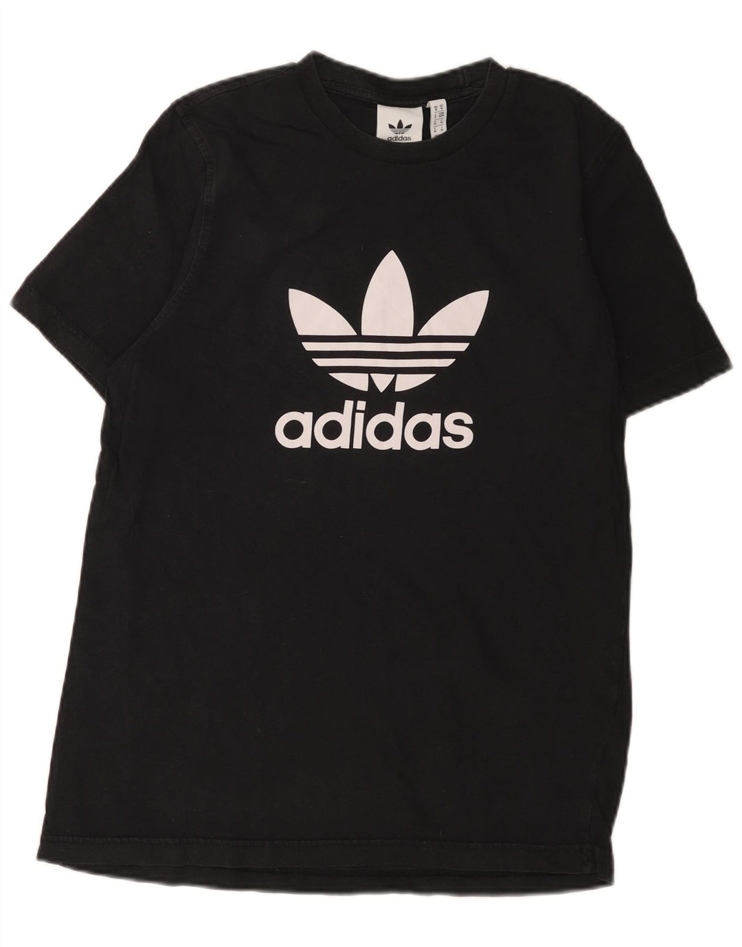 Męska koszulka z grafiką Adidas, średnia, czarna bawełna