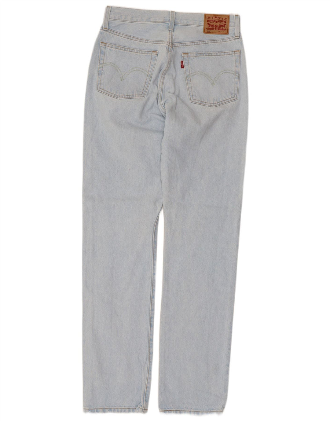 Męskie jeansy Levi's 501 Straight W27 L32 Niebieskie bawełniane
