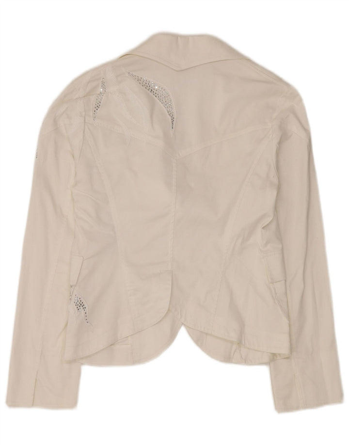 ROCCOBAROCCO Damski zestaw 2 guzików, 2 części UK 14 Średni W32 L34 Biały