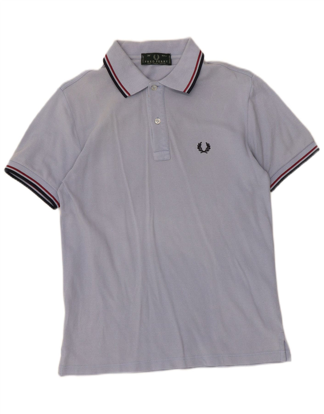 Męska koszulka polo Fred Perry, mała, niebieska, bawełniana