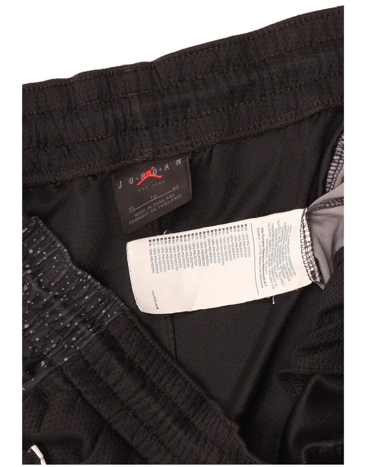 Męskie spodenki sportowe Jordan XL, czarne, z poliestru w cętki