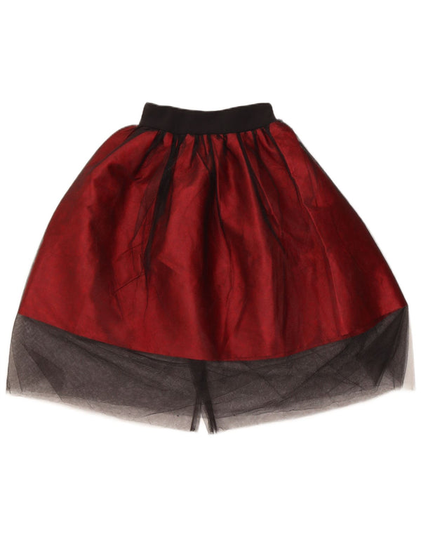 Vintage damska spódnica Tutu W20 3XS bordowa