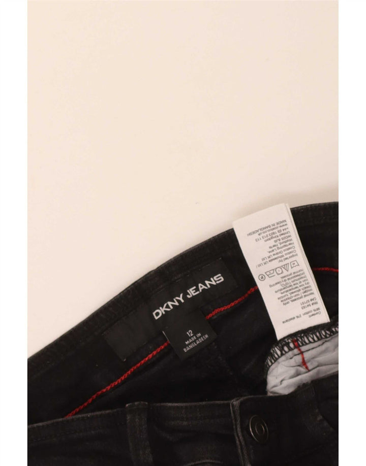 Damskie spodenki jeansowe Dkny US 12 Large W30, czarna bawełna