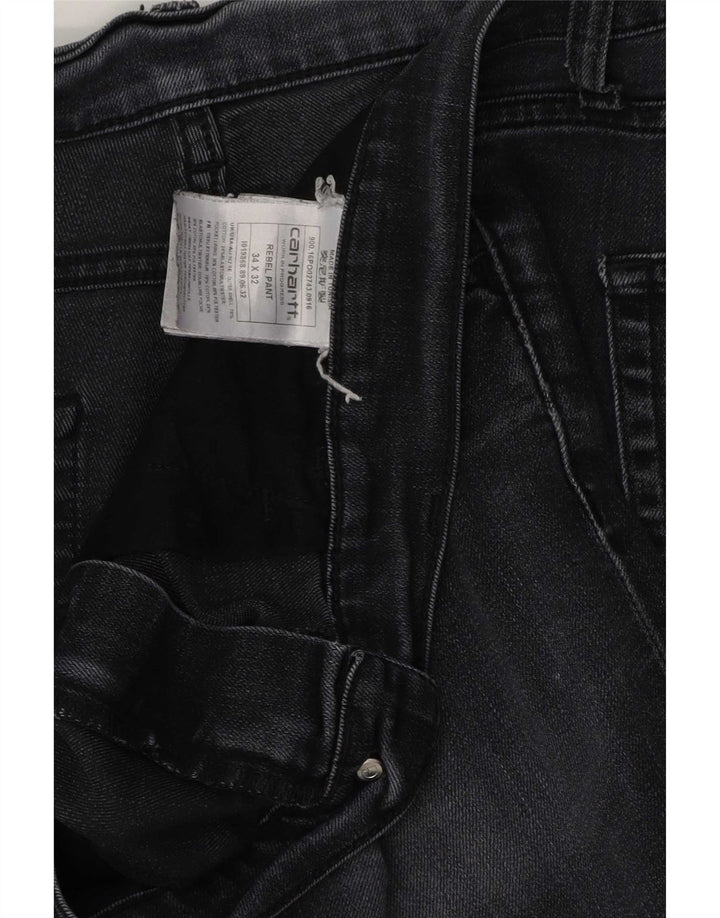 Męskie jeansy Carhartt w trudnej sytuacji W34 L32 szare