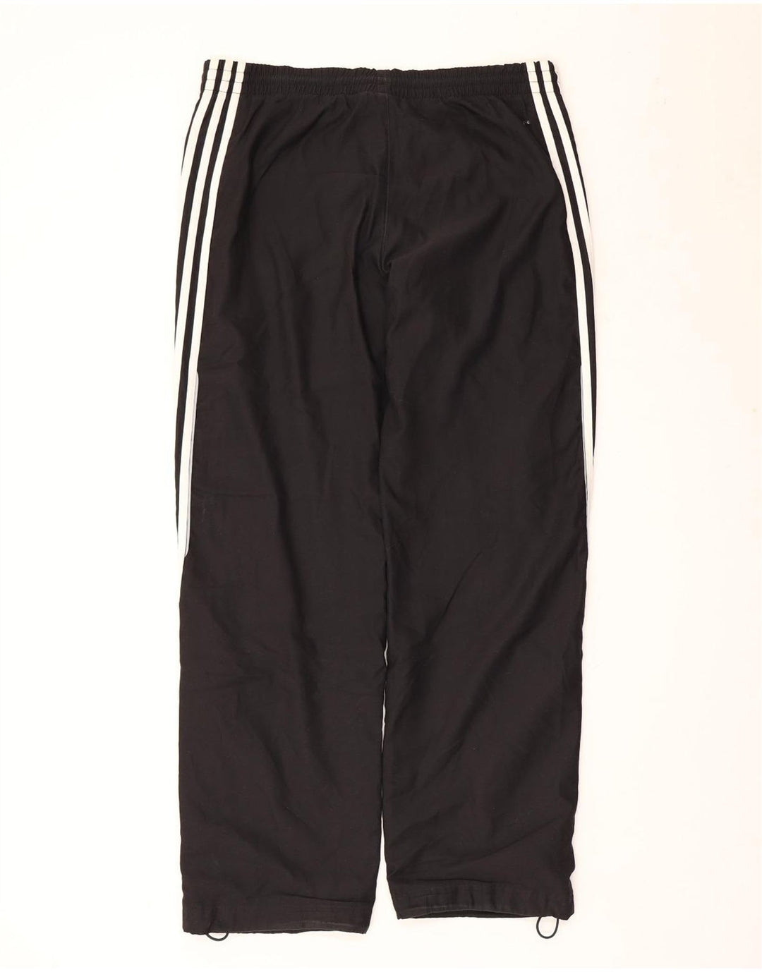 Męskie spodnie dresowe Adidas, małe, czarne, poliestrowe