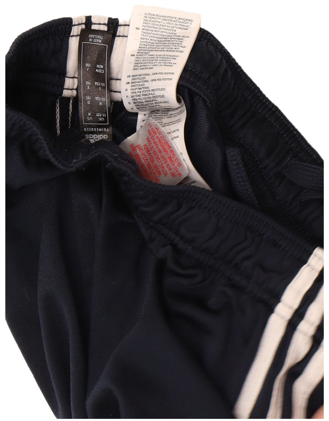 Adidas Chłopięce Spodnie Dresowe Joggery 11-12 Lat Granatowy Poliester