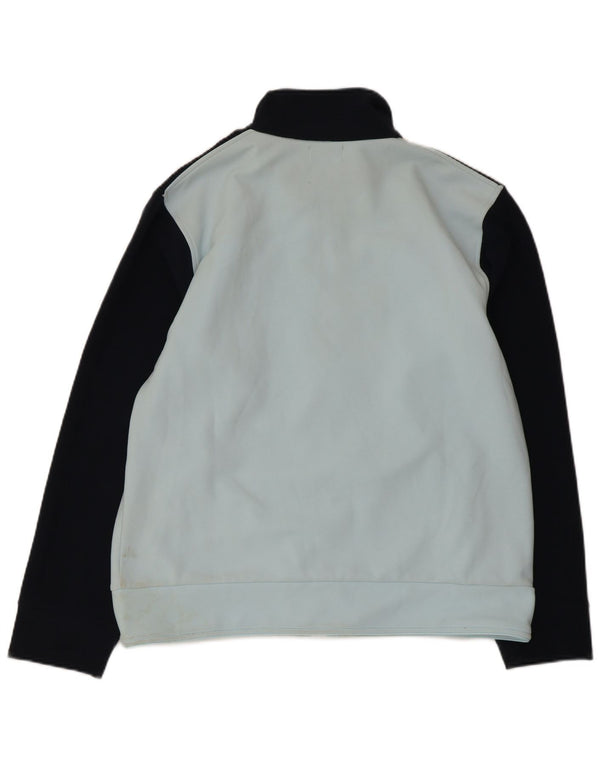 KAPPA Womens Tracksuit Top Jacket UK 18 XL Blue Colourblock Polyester