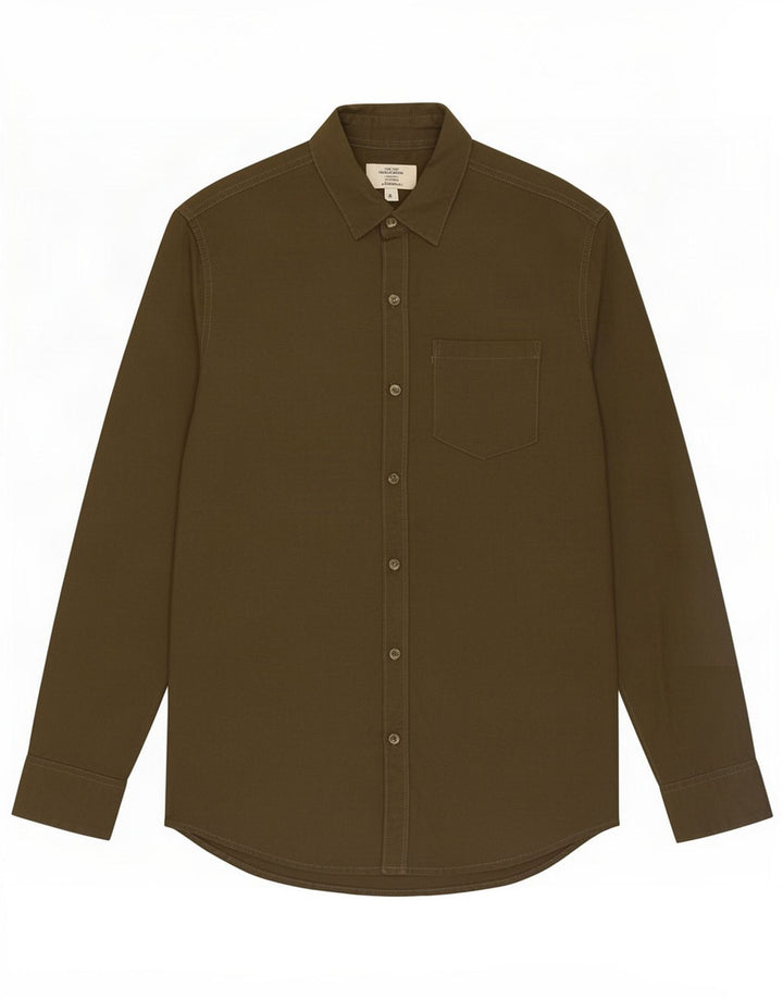 Koszula męska Jack & Jones, duża, bawełniana khaki