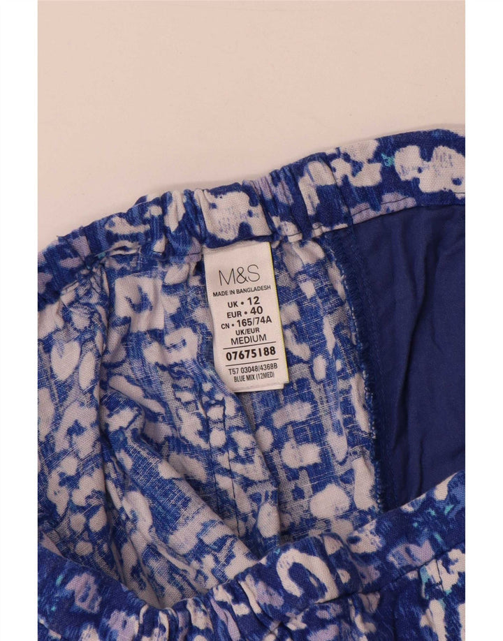Damskie spodnie Chino Marks & Spencer UK 12 Medium W30 L31 Niebieskie