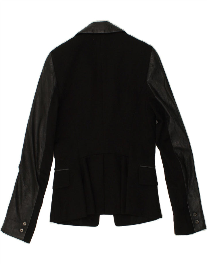 GUESS BY MARCIANO Womens 1 Button Blazer Jacket IT 40 Small Black | Vintage Guess By Marciano | Thrift | Second-Hand Guess By Marciano | Used Clothing | Messina Hembry 